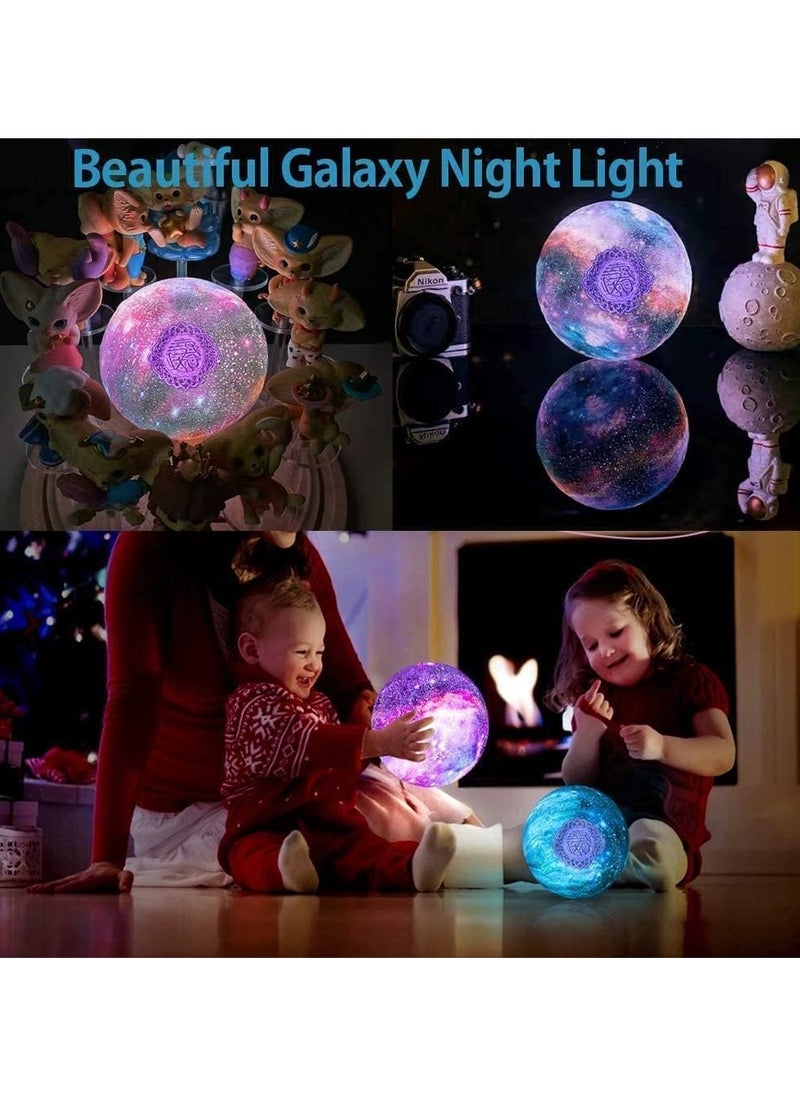 Portable Quran Speaker LED Night Light, Colorful Moon Lamp