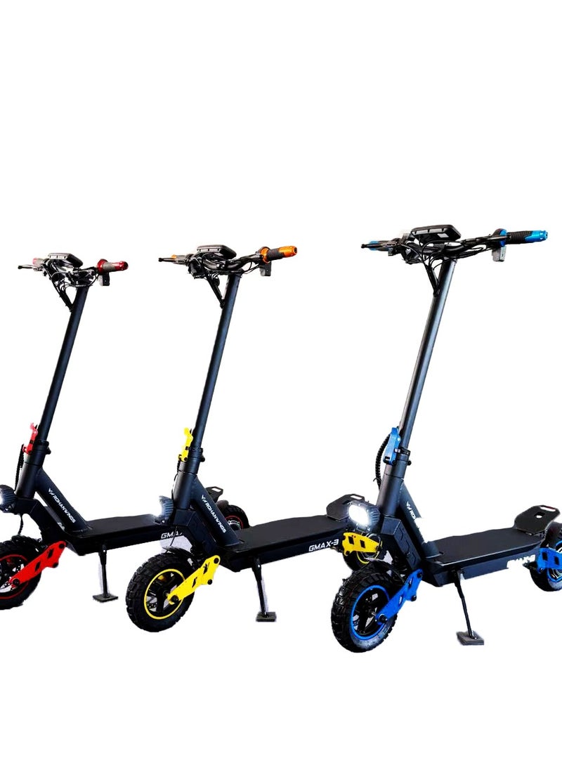 RW G max 3 | 48v18ah battery | 50 km range with front /rear shock and also with big dashboard Electric Scooter | Big Digital Display, 10