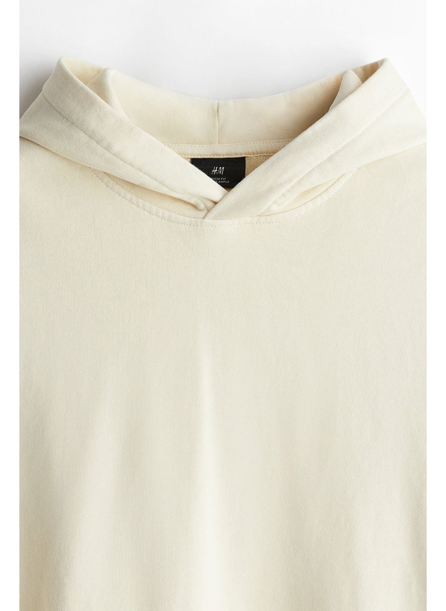 Loose Fit Washed Hoodie