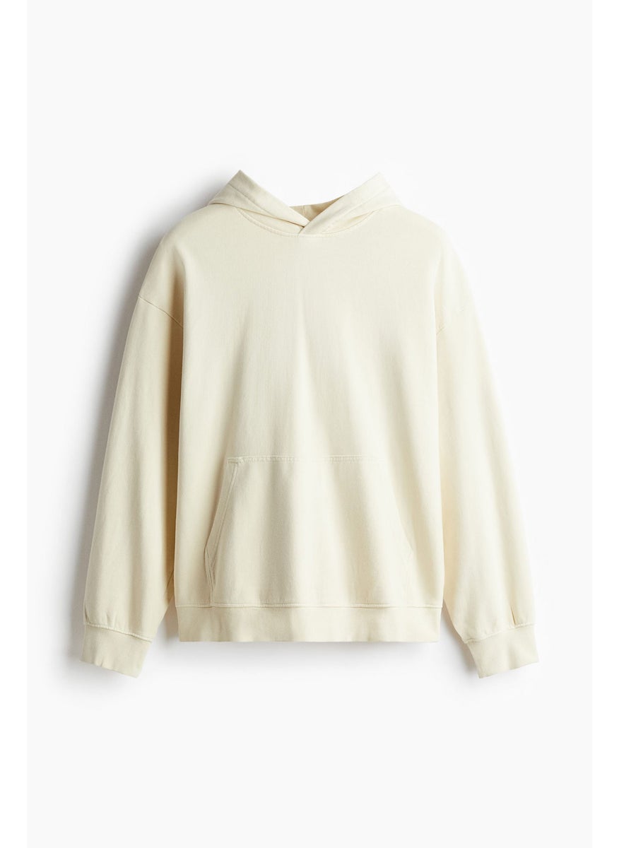 Loose Fit Washed Hoodie