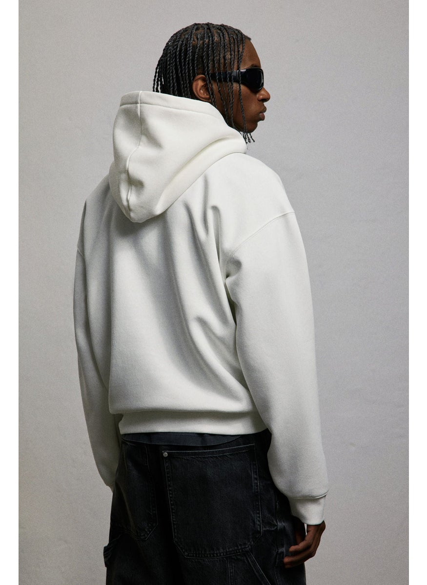 Loose Fit Printed Hoodie