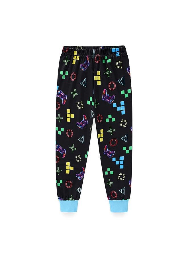 Neon Gamer Glow-in-the-Dark PJs for Boys