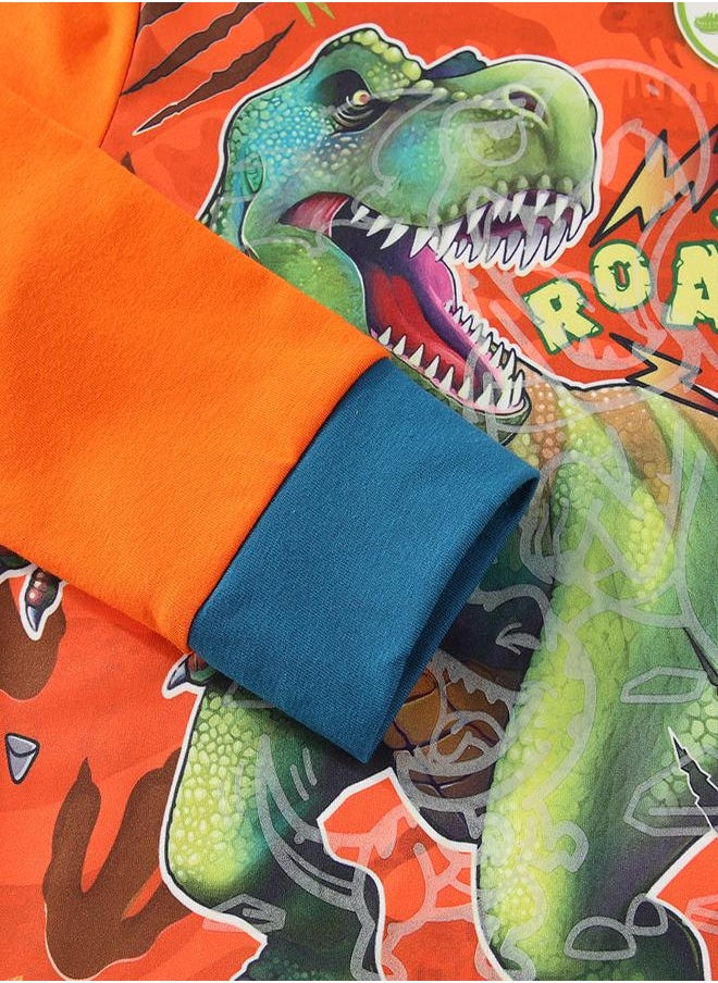 Roar T-Rex Glow-in-the-Dark PJs for Boys