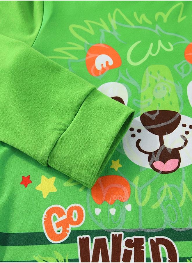 Go Wild Jungle Glow-in-the-Dark PJs for Boys