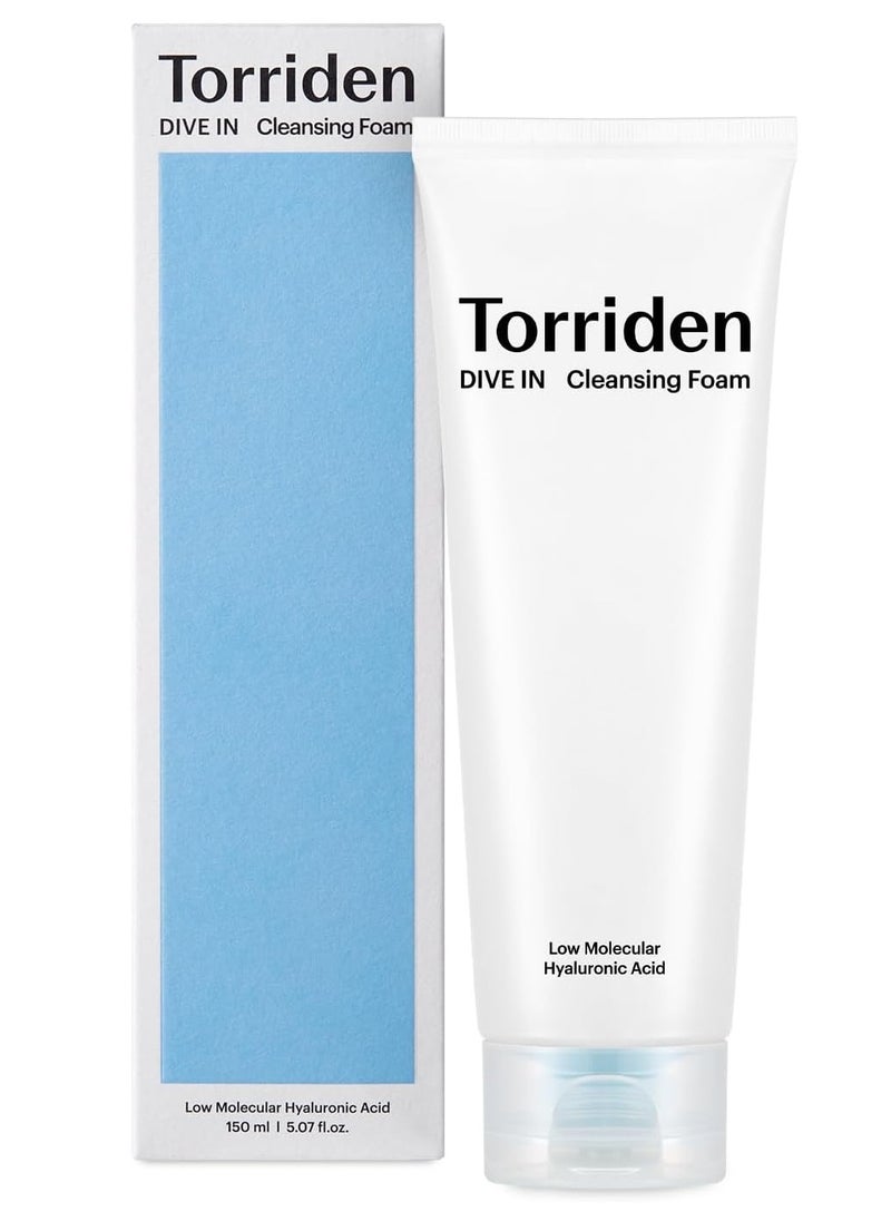 DIVE IN Low Molecular Hyaluronic Acid Cleansing Foam - 150ml