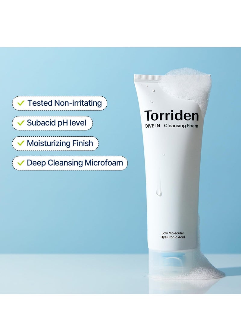DIVE IN Low Molecular Hyaluronic Acid Cleansing Foam - 150ml