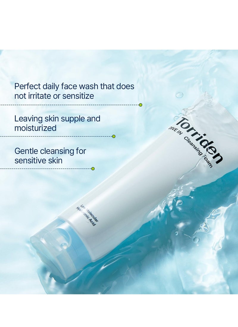 DIVE IN Low Molecular Hyaluronic Acid Cleansing Foam - 150ml