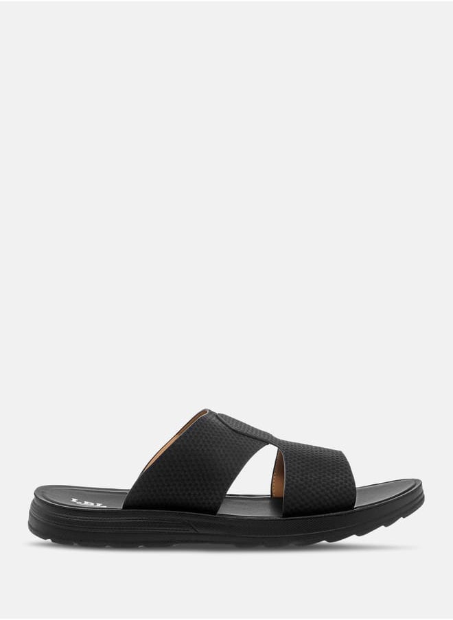 Men Textured Slip-On Arabic Sandals Ramadan Collection