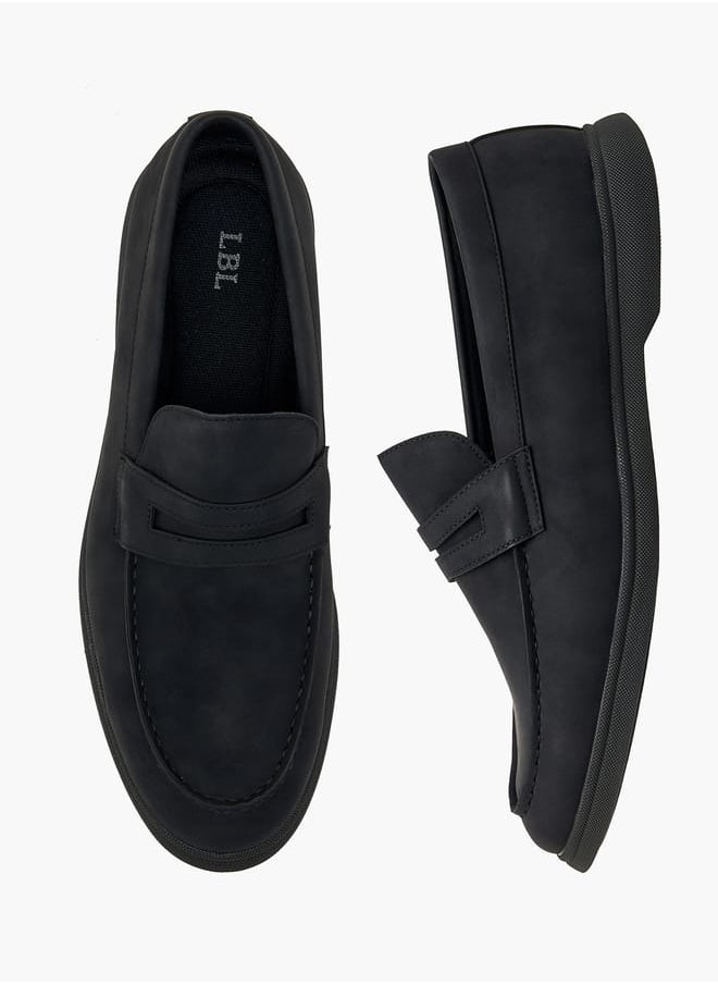 Men's Cutout Detail Slip-On Loafers