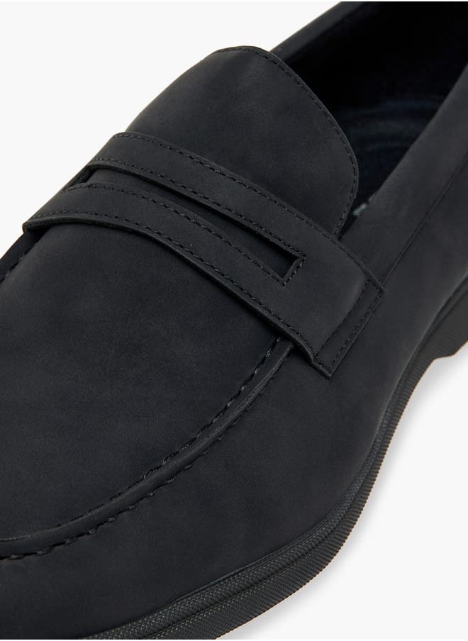 Men's Cutout Detail Slip-On Loafers