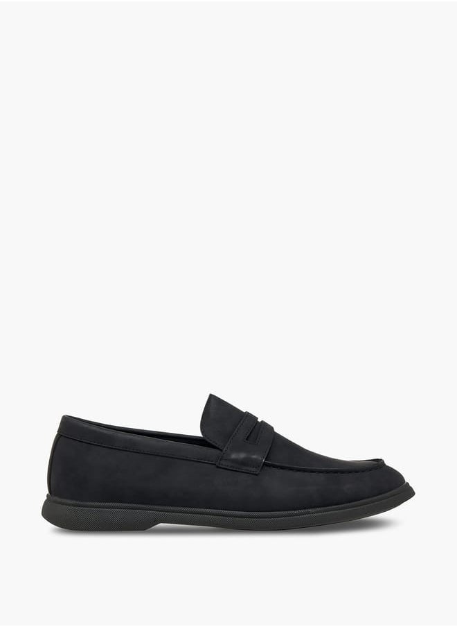 Men's Cutout Detail Slip-On Loafers