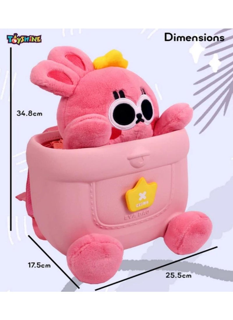 Waterproof Kawaii Soft toy Backpack Plush Toy Cartoon Children Bag for 3~8 Years