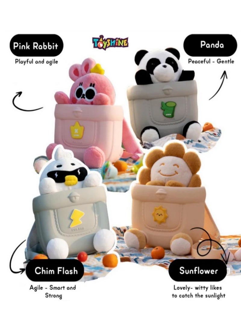 Waterproof Kawaii Soft toy Backpack Plush Toy Cartoon Children Bag for 3~8 Years