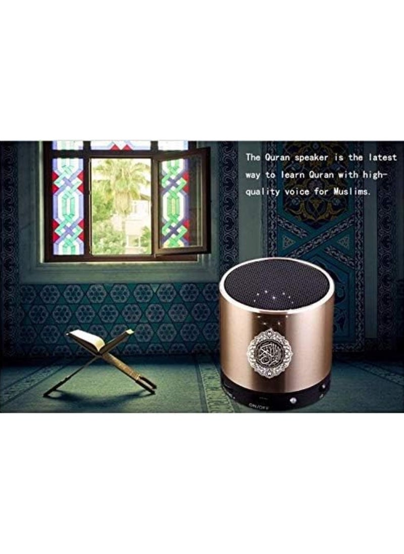 Quran Speaker,Bluetooth Quran speaker remote control quran cube makkah MP3 player, FM SD 8G hajj gift(Black)