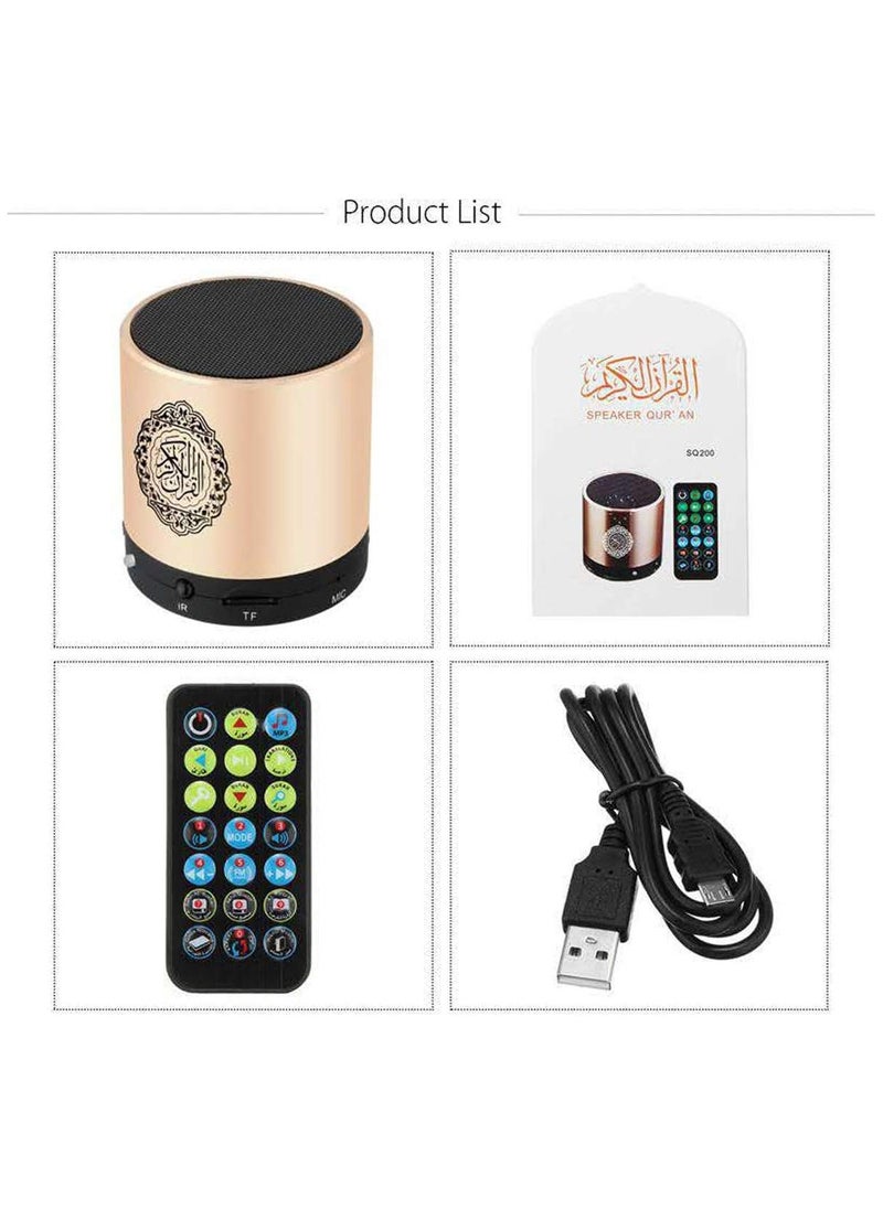 Quran Speaker,Bluetooth Quran speaker remote control quran cube makkah MP3 player, FM SD 8G hajj gift(Black)