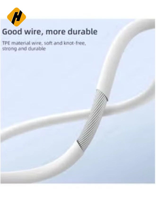 HiFi Bass Wired Earbuds with Mic – Universal Type-C & 3.5mm Compatibility for Samsung, Xiaomi, iPad