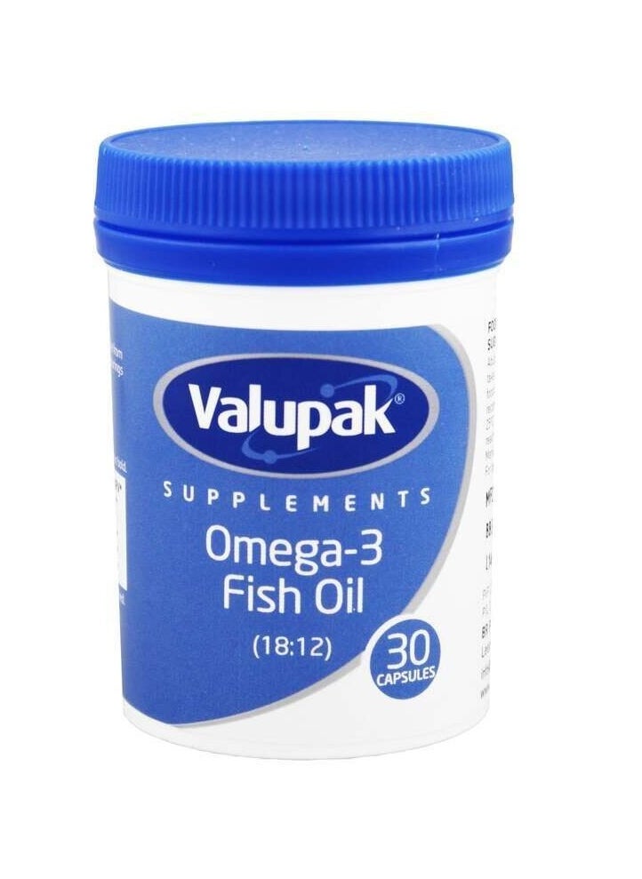 Valupak Omega3 Fish Oil 30 Capsules