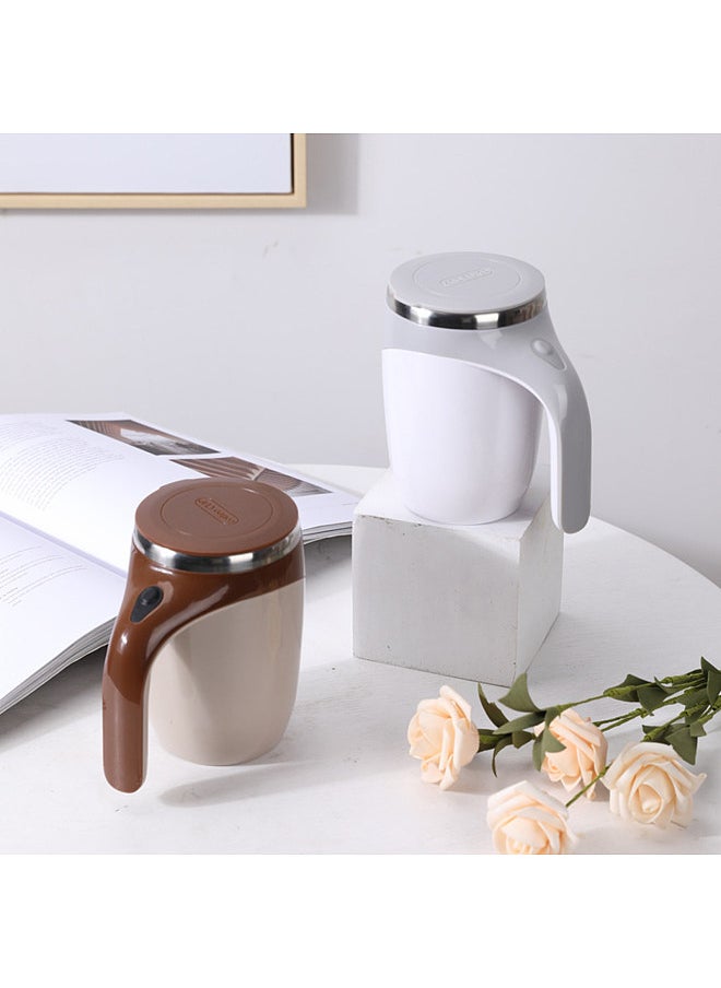 380mL Self Stirring Mug with Lid Automatic Magnetic Stirring Coffee Cup Electric  Self Mixing Coffee Cup for Coffee Milk Cocoa Hot Chocolate