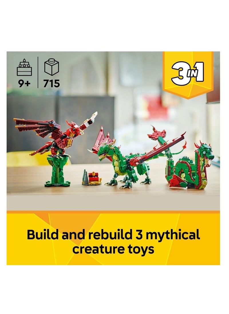 LEGO Medieval Dragon Building Toy Set 31161