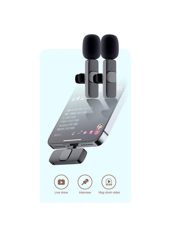 Mini Wireless Lavalier Omnidirectional Microphone