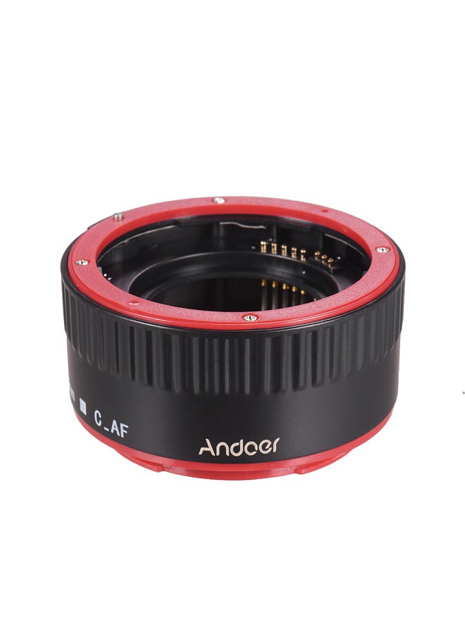 Portable Auto Focus AF Macro Extension Tube Adapter Ring, for Canon EOS EF EF-S Mount Lens, Replacement for Canon 60D 7D 5D II 550D