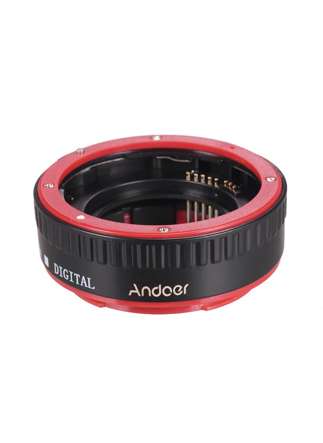 Portable Auto Focus AF Macro Extension Tube Adapter Ring, for Canon EOS EF EF-S Mount Lens, Replacement for Canon 60D 7D 5D II 550D