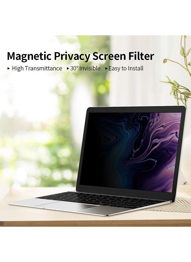 Magnetic Privacy Screen Filter Anti UV Film Anti Glare Frosted High-transmittance Film Compatible with MacBook 12''(2015-2017)