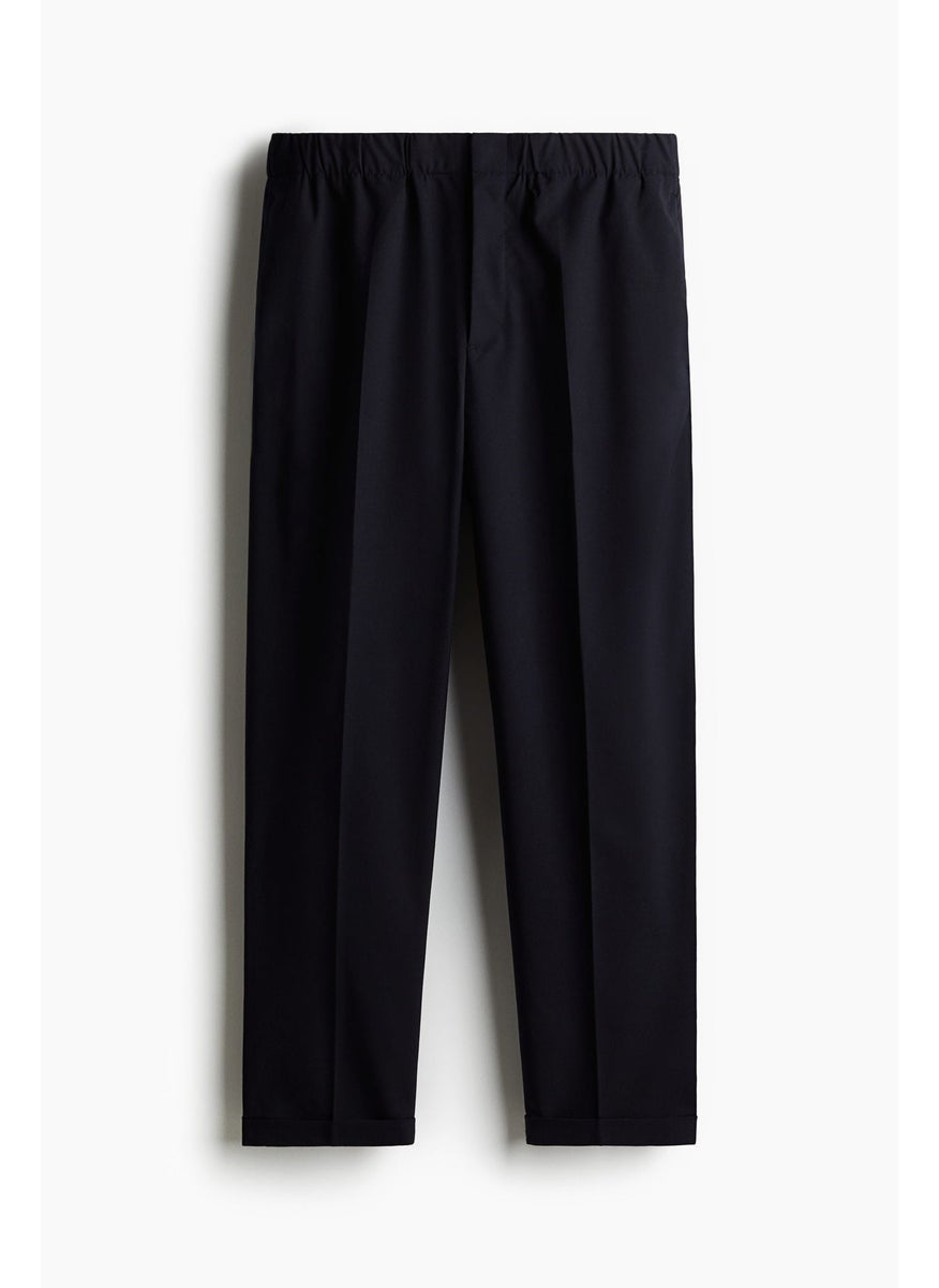 Relaxed Fit Tapered Trousers