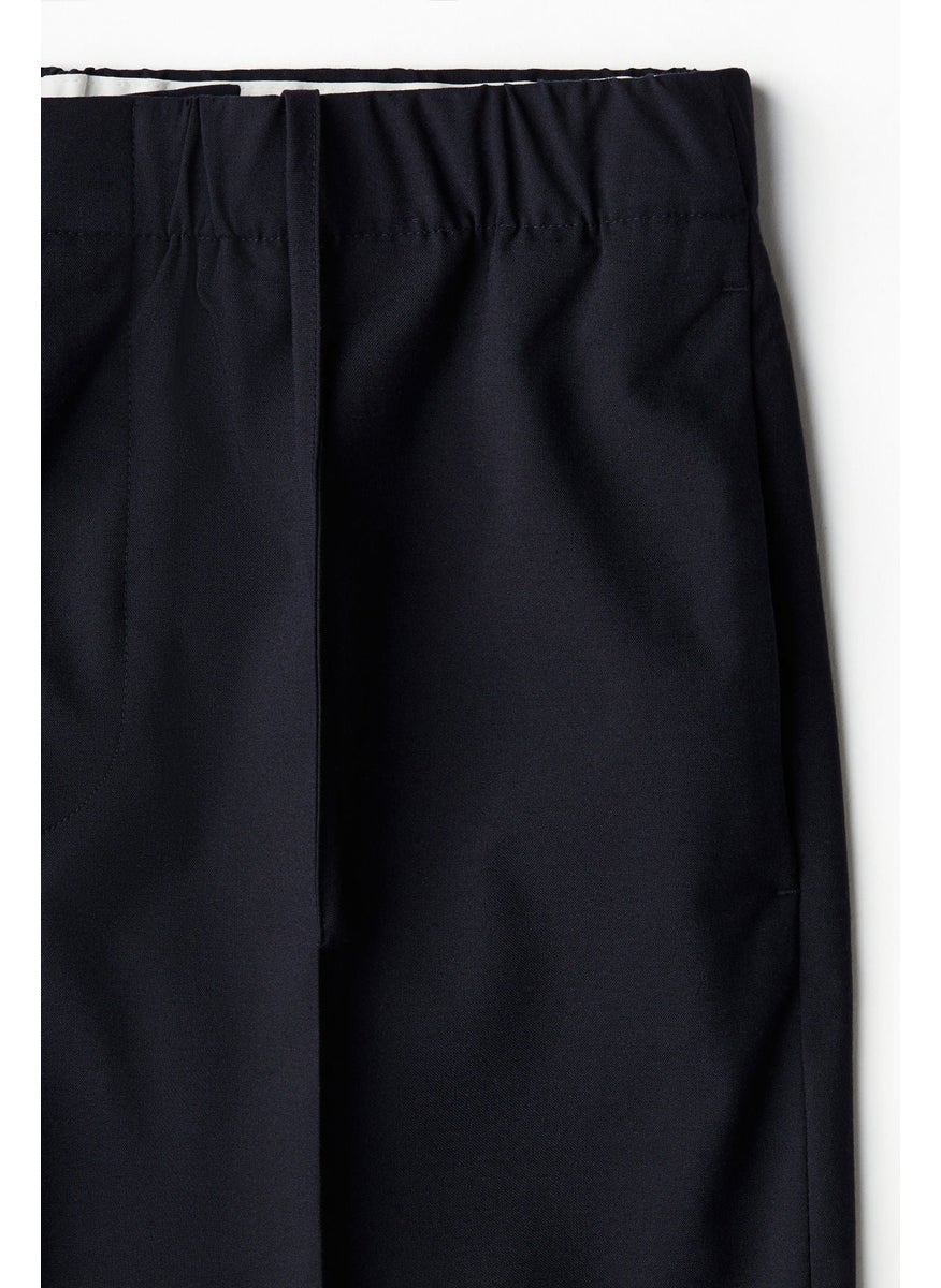 Relaxed Fit Tapered Trousers