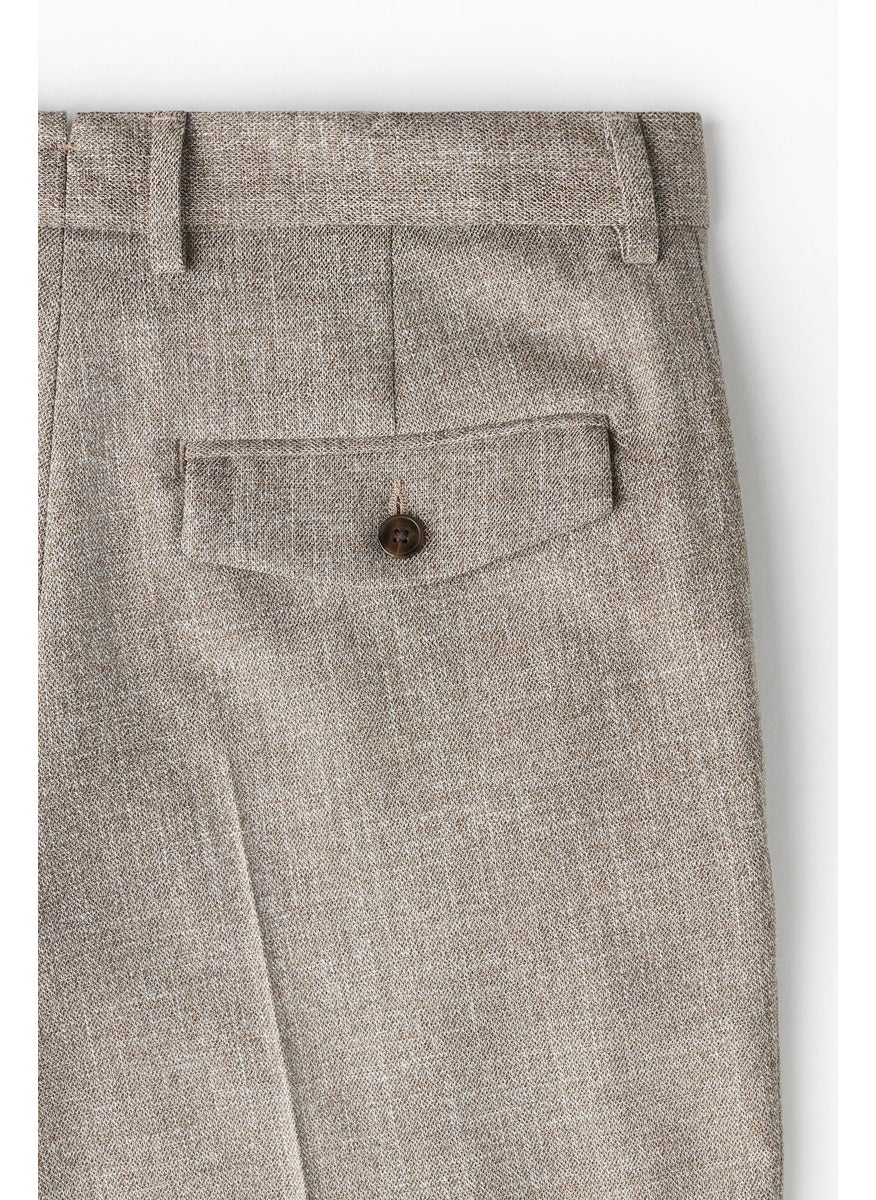 Regular Fit Tailored Trousers