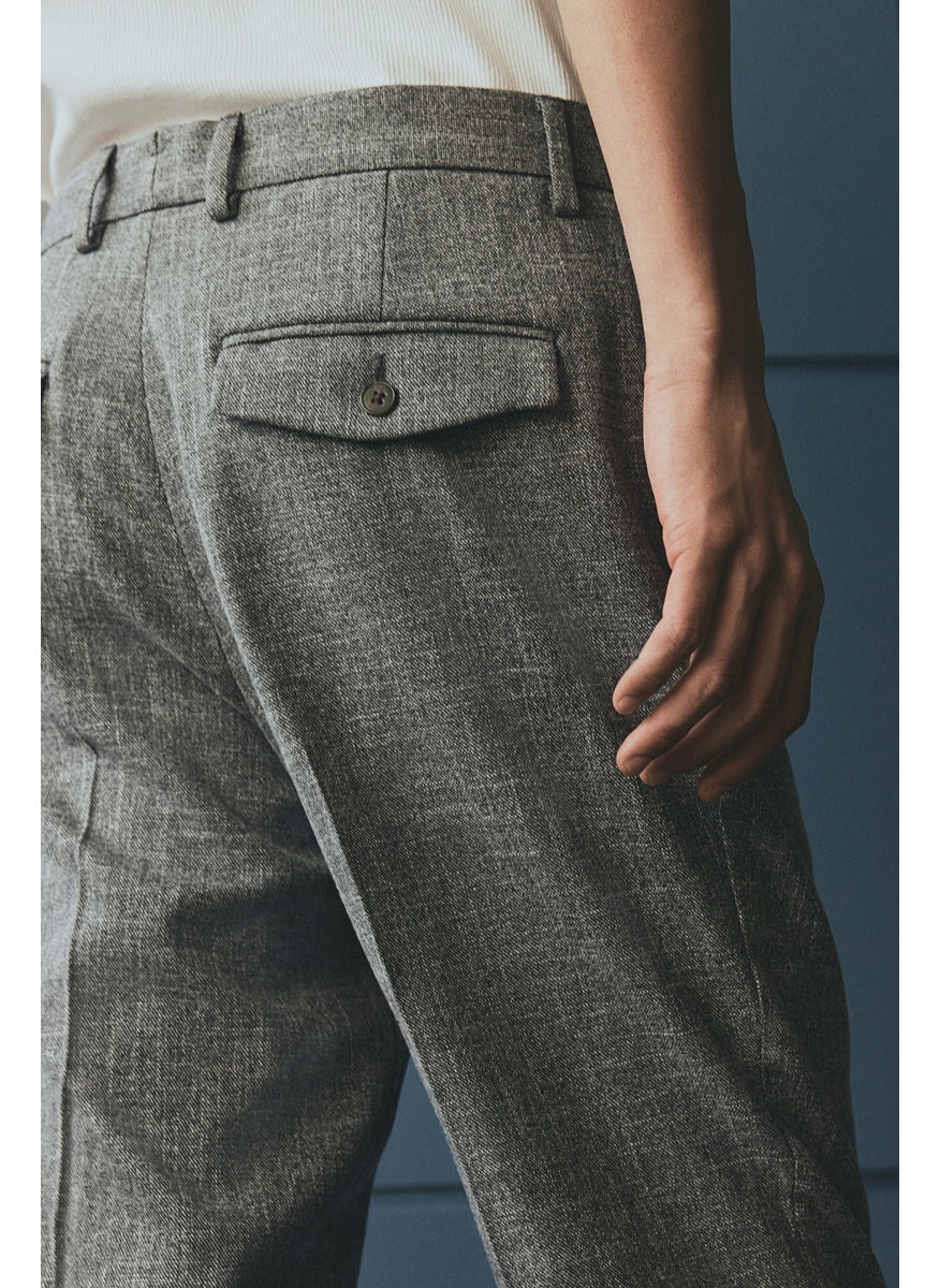 Regular Fit Tailored Trousers