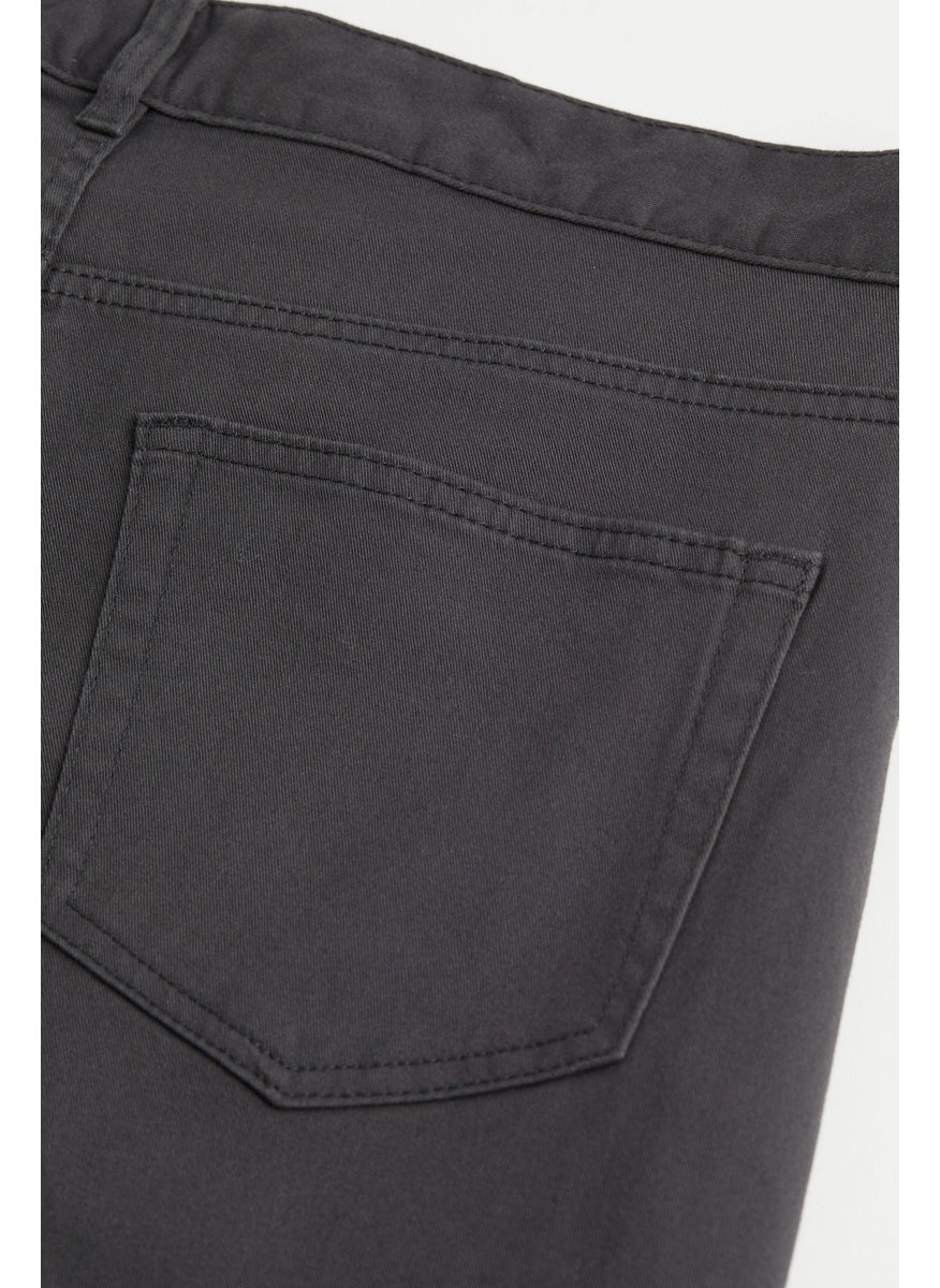 Slim Fit Cotton Twill Trousers