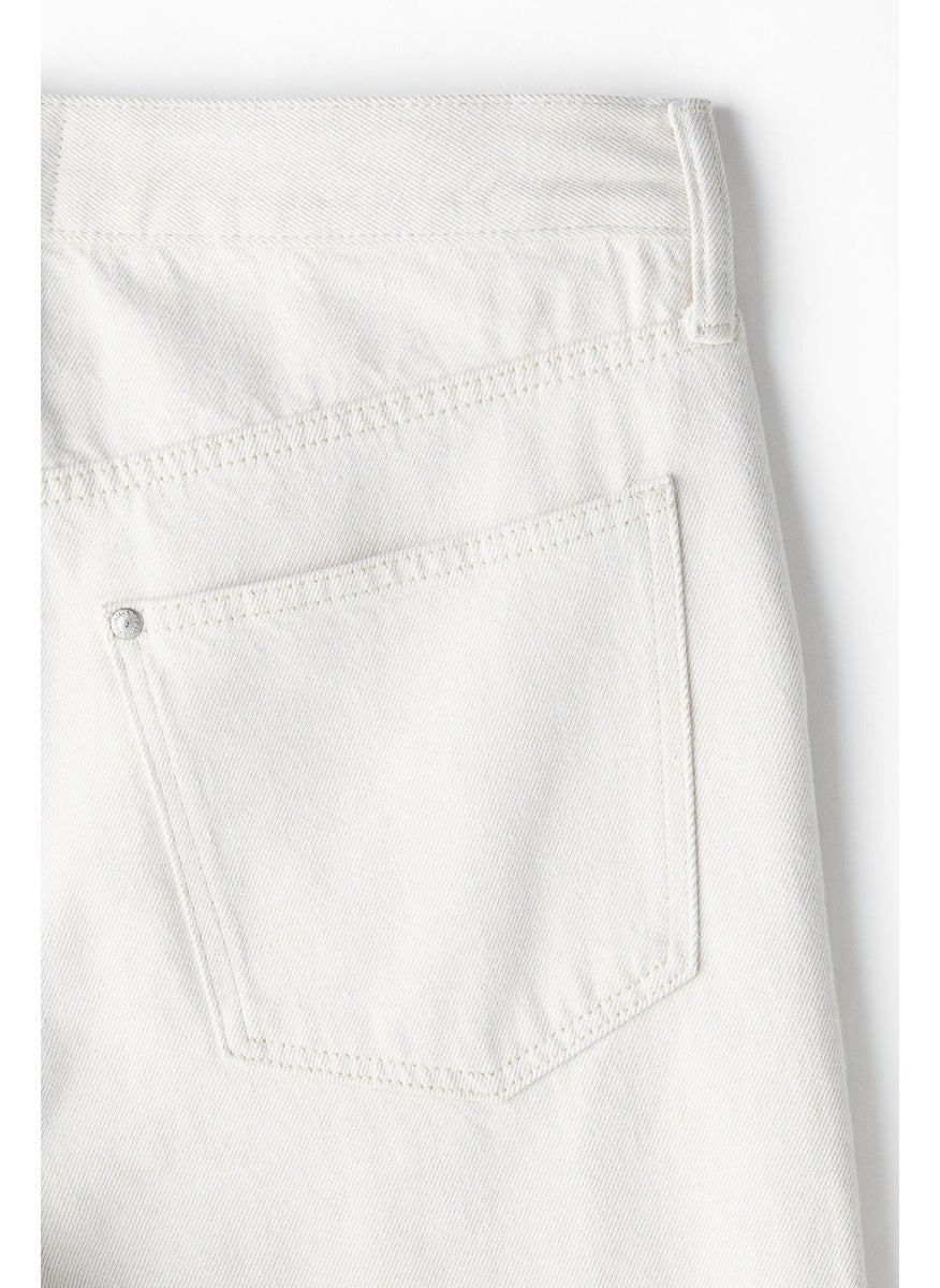 Relaxed Fit 5-Pocket Twill Trousers