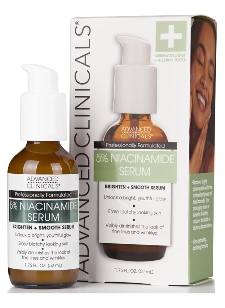 Advanced Clinicals, 5% Niacinamide Serum, Professional Strength, 1.75 fl oz (52 ml)