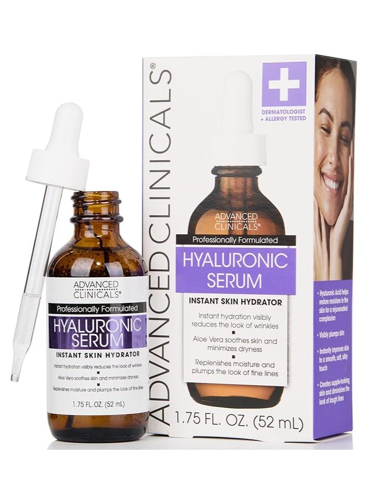 Advanced Clinicals, Hyaluronic Serum, 1.75 fl oz (52 ml)