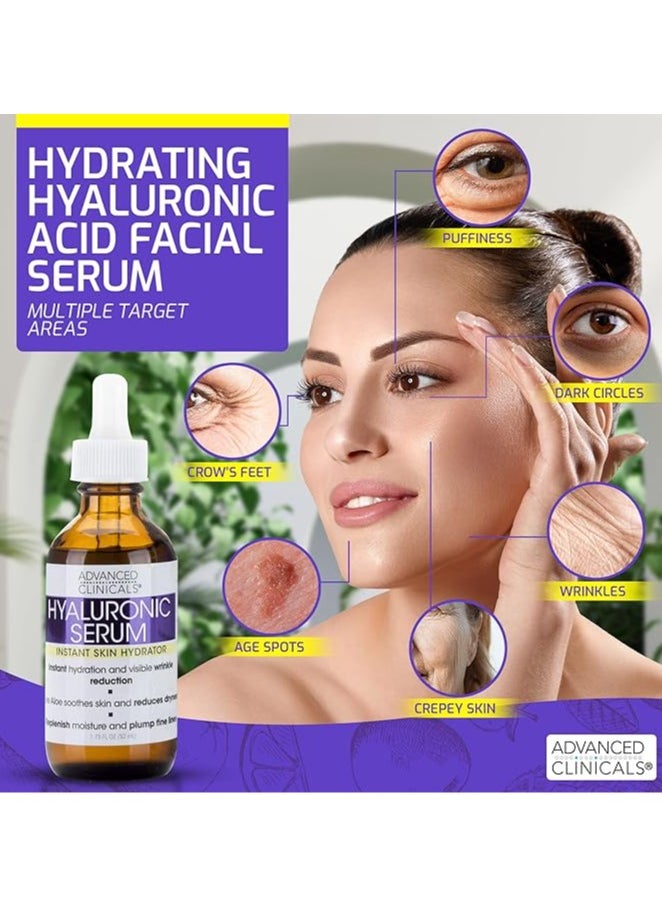 Advanced Clinicals, Hyaluronic Serum, 1.75 fl oz (52 ml)