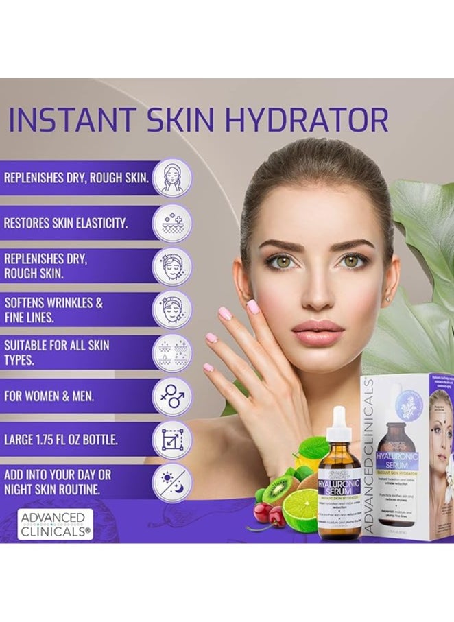 Advanced Clinicals, Hyaluronic Serum, 1.75 fl oz (52 ml)