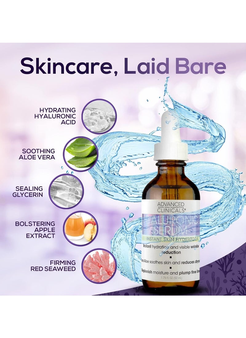 Advanced Clinicals, Hyaluronic Serum, 1.75 fl oz (52 ml)