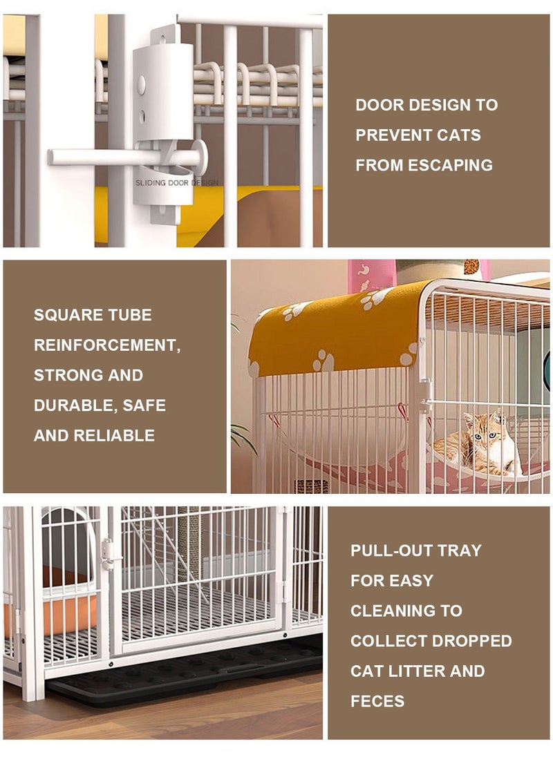 Cat Cage Extra Large Free Space Cat Cage Villa Cat House Cat Cabinet Cat Nest Cat Climbing Shelf