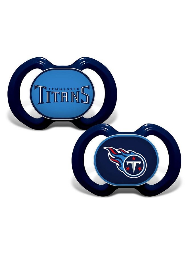 BabyFanatic Pacifier 2-Pack - NFL Tennessee Titans - Officially Licensed League Gear