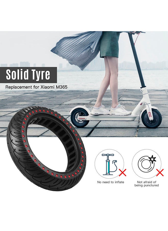 Electric Scooter Tire, 8.5 inches Electric Scooter Tire, Shock-absorbing Rubber Wheel, Non-pneumatic Wheel,for Xiaomi M365 Electric Scooter