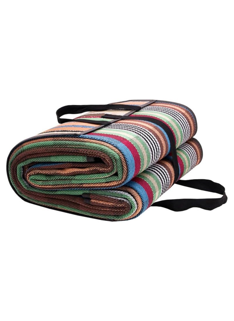 2x3 Yards, 2.5kg, Portable, Waterproof & Foldable [Folded Size 45x35x15 cm] Picnic Mat, Travel Mat, Beach Mat and Camping Mat (270x180cms)