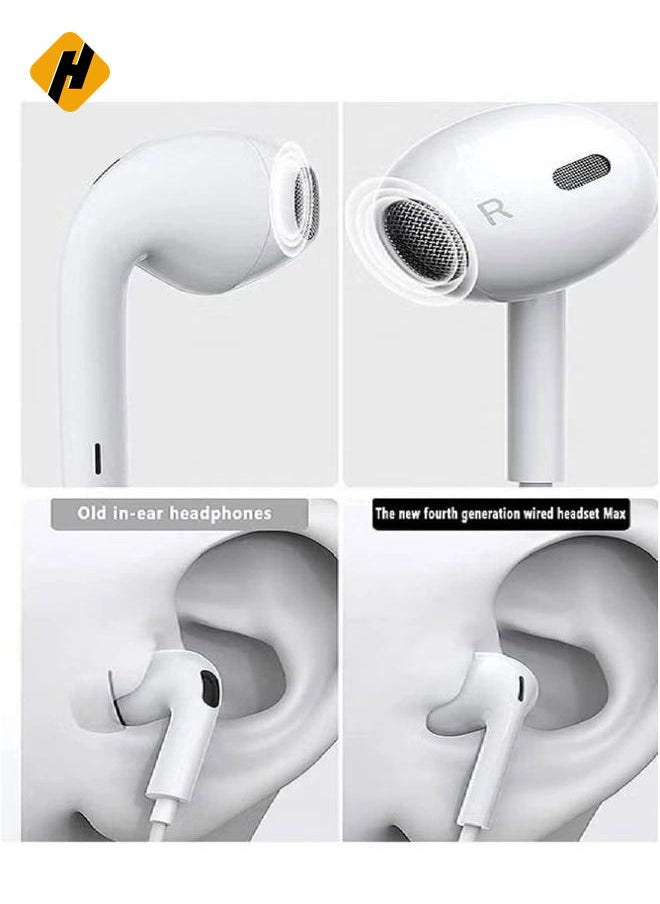 Lightning Headphone Wired Built-in Microphone & Volume Control in-Ear Stereo Headset Compatible iPhone