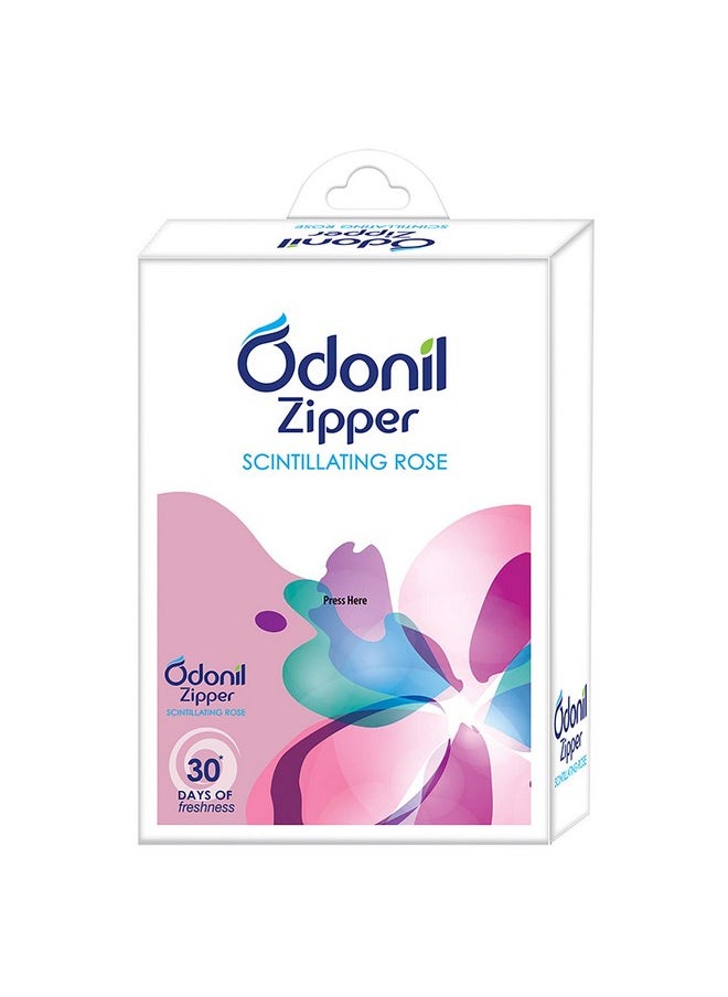 Bathroom Air Freshener Zipper Scintillating Rose- 60Gm (10Gm*6)