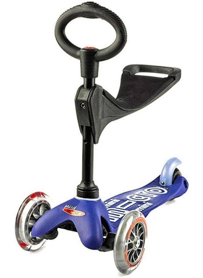 Micro Scooters - Mini Classic 3 in 1 Blue | Scooter for Kids | Kids Scooter | Scooter with LED Wheels | Scooter for Kids 3-5 Years