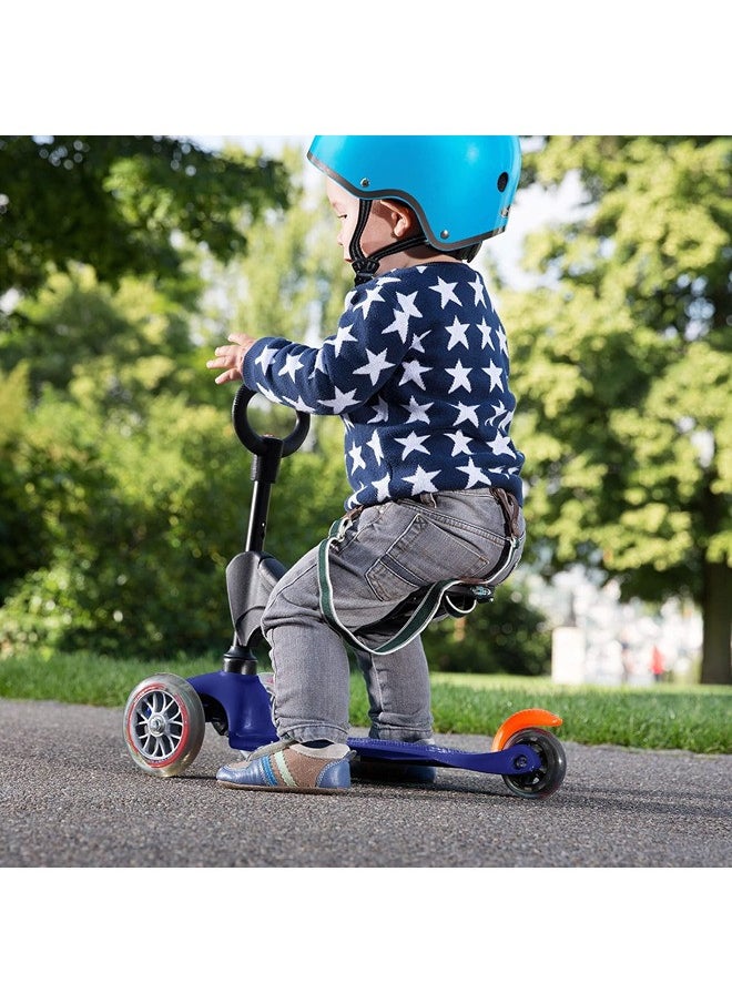 Micro Scooters - Mini Classic 3 in 1 Blue | Scooter for Kids | Kids Scooter | Scooter with LED Wheels | Scooter for Kids 3-5 Years