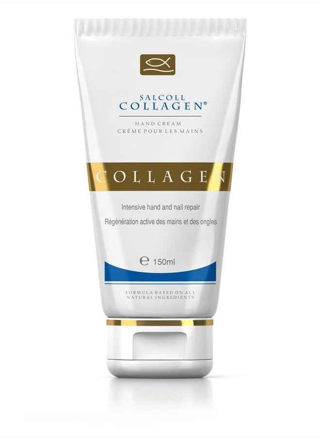 Pure Bioactive Anti-Aging Collagen Repair Hand Cream - Hypoallergenic Moisturizing Lotion, Dry Skin Relief, All Skin Types, 150 ml