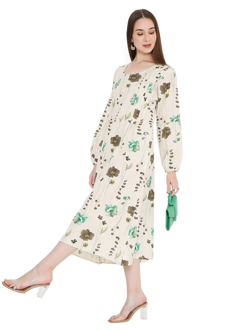 HIGH QUALITY SHORT PRINTED FARASHA ARABIC KAFTAN JALABIYA DRESS