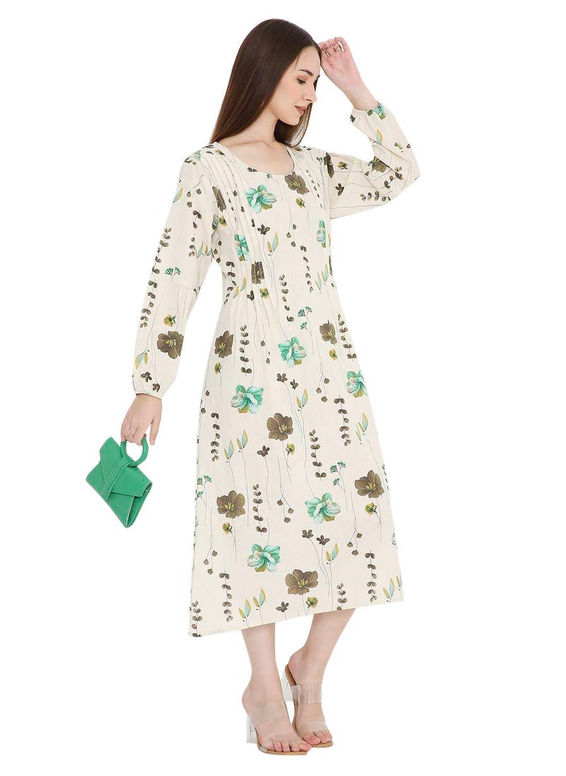 HIGH QUALITY SHORT PRINTED FARASHA ARABIC KAFTAN JALABIYA DRESS