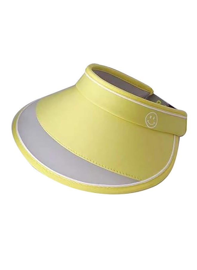 Lemon Yellow Sports Sun shade Adjustable Tennis/Visor Cap